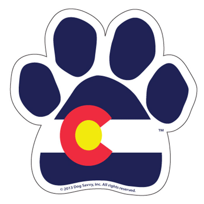 CO Paw Decal