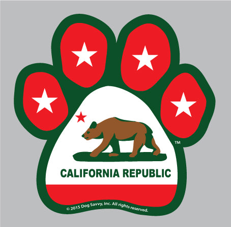 CA Paw Magnet