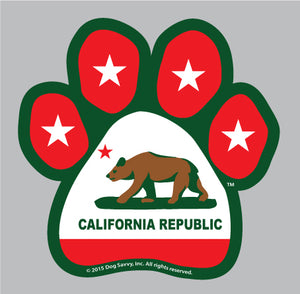 CA Paw Decal