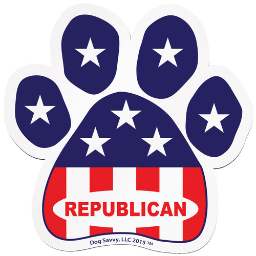 USA Paw REPUBLICAN Decal