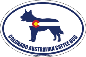 Colorado Breed Sticker Australian Cattle Dog
