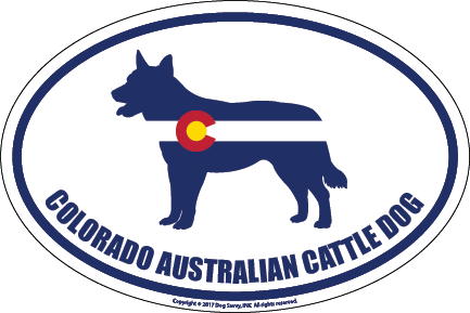 Colorado Breed Sticker Australian Cattle Dog
