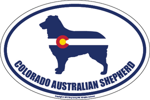 Colorado Breed Sticker Australian Shepherd