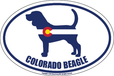 Colorado Breed Sticker Beagle