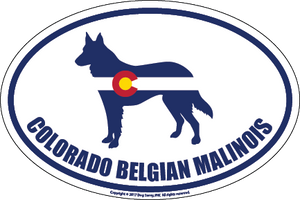 Colorado Breed Sticker Belgian Malinois