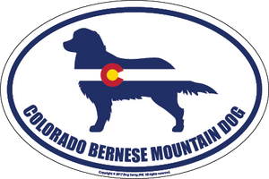 Colorado Breed Sticker Bernese Mountain Dog