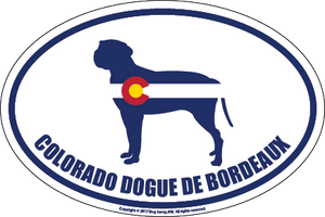 Colorado Breed Sticker Dogue de Bordeau
