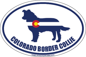 Colorado Breed Sticker Border Collie