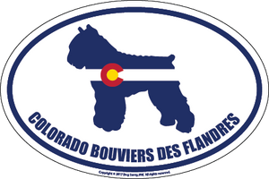 Colorado Breed Sticker Bouvier
