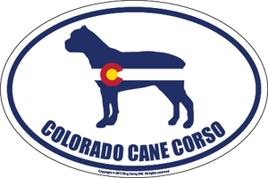 Colorado Breed Sticker Cane Corso