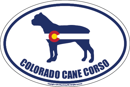 Colorado Breed Sticker Cane Corso