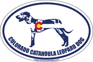 Colorado Breed Sticker Catahoula Leopard Dog