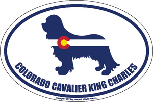 Colorado Breed Sticker Cavalier King Charles