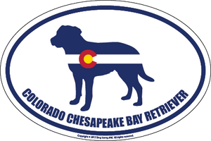 Colorado Breed Sticker Chesapeake Bay Retriever