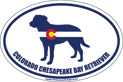 Colorado Breed Sticker Chesapeake Bay Retriever