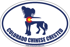 Colorado Breed Sticker Chinese Crested