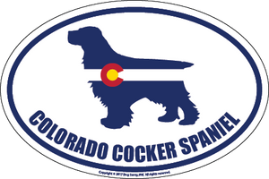 Colorado Breed Sticker Cocker Spaniel