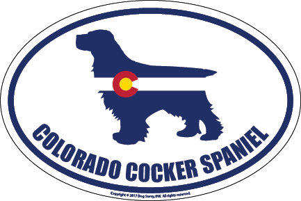 Colorado Breed Sticker Cocker Spaniel