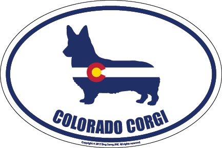 Colorado Breed Sticker Corgi