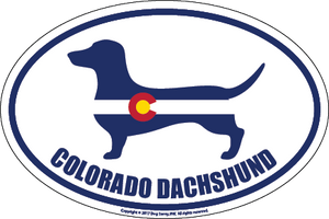 Colorado Breed Sticker Dachshund