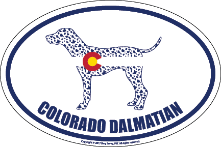 Colorado Breed Sticker Dalmatian