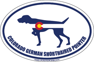 Colorado Breed Sticker German Shorthaired Pointer