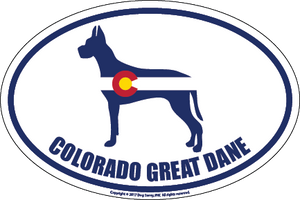 Colorado Breed Sticker Great Dane