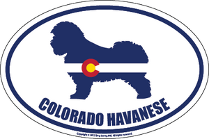 Colorado Breed Sticker Havanese