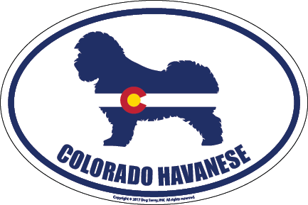 Colorado Breed Sticker Havanese