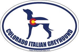 Colorado Breed Sticker Italian Greyhound