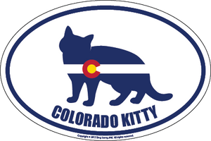 Colorado Breed Sticker Kitty