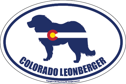 Colorado Breed Sticker Leonberger