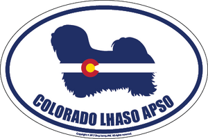 Colorado Breed Sticker Lhasa Apso