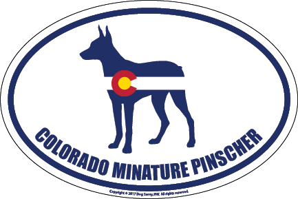 Colorado Breed Sticker Miniature Pinscher