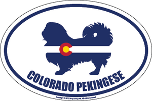 Colorado Breed Sticker Pekingese