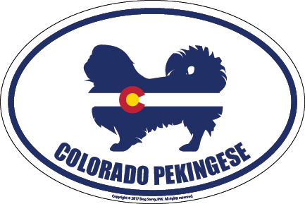 Colorado Breed Sticker Pekingese