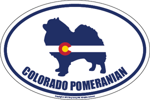 Colorado Breed Sticker Pomeranian
