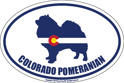 Colorado Breed Sticker Pomeranian