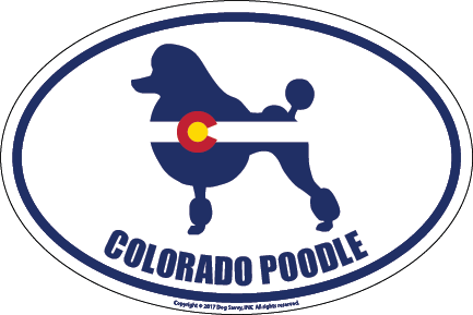 Colorado Breed Sticker Poodle
