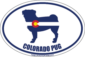Colorado Breed Sticker Pug