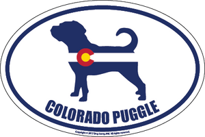 Colorado Breed Sticker Puggle