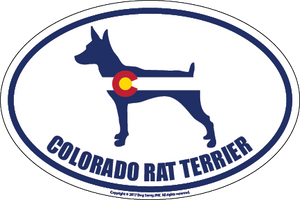 Colorado Breed Sticker Rat Terrier