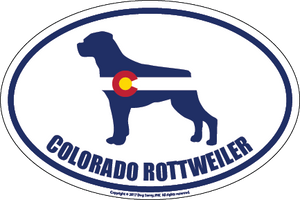 Colorado Breed Sticker Rottweiler