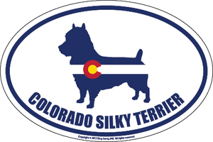 Colorado Breed Sticker Silky Terrier