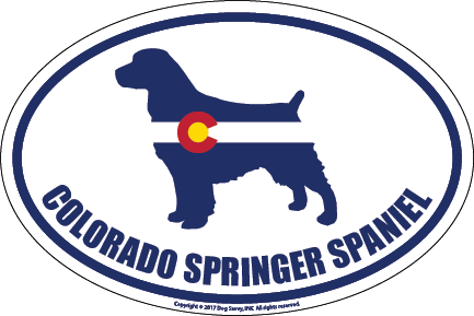 Colorado Breed Sticker Springer Spaniel