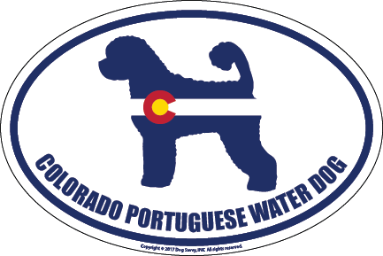 Colorado Breed Sticker Portuguese Water Dog