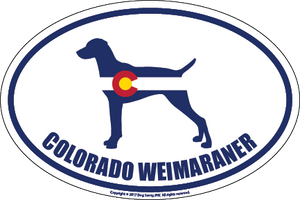 Colorado Breed Sticker Weimaraner