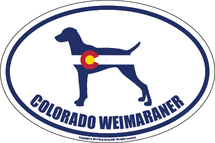 Colorado Breed Sticker Weimaraner