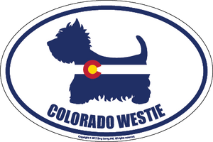 Colorado Breed Sticker Westie
