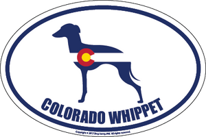 Colorado Breed Sticker Whippet